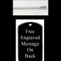 Jesus Looking Up Engraved Pendant With Custom Engraved Message