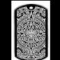Aztec Calendar Engraved Pendant With Custom Engraved Message