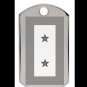 BLUE STAR MOTHERS Two Star With Custom Engraved Message