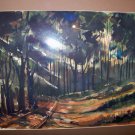 Watercolor Painting signed artist Werner