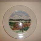Block Spal Napa Valley Pattern Winter Dinner Plate Down the Toll Road
