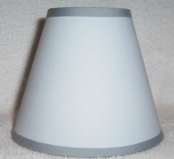GREY LIGHT BLUE Paper Mini Chandelier Lamp Shade