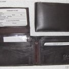 Genuine Leather Men's Bifold Wallet- #533 BROWN Genuine Leather Men's Bifold Wallet- #533 BROWN