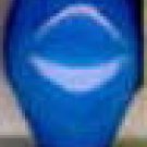 2 BLUE Opaque 7.5 Watt Steady Burn Light Bulbs