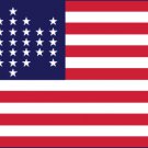 United States 33 Star Flag - (1859-1861) 3' x 5' Flag United States 33 Star Flag - (1859-1861) 3' x 5' Flag