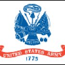 United States Army Flag White 3' x 5' Flag United States Army Flag White 3' x 5' Flag