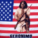 Geronimo on American Flag 3' x 5' Flag