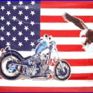 USA Motorcycle with Eagle Flag 3' x 5' Flag