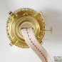 Oil Lamp Burner-Brass Plated -w/wick Fits 1-3/4" collar