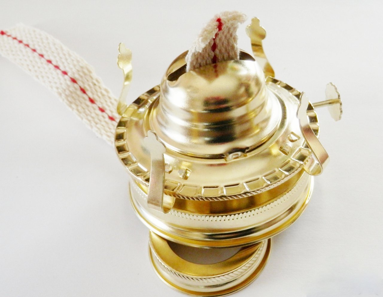 Oil Lamp Burner w/Jar Lid Lamp Kit Turn Mason jars into oil lamps