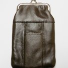 New Genuine Leather Soft Cigarette Case - DARK BROWN New Genuine Leather Soft Cigarette Case - DARK BROWN