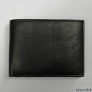 GENUINE LEATHER BLACK BI-FOLD WALLET #576