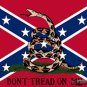 Don't Tread on Me Confederate - Rebel 3' x 5'  Flag