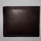 Genuine Leather Men's Bifold Wallet #589 BROWN Genuine Leather Men's Bifold Wallet #589 BROWN
