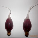 (2) RED Silicone Dipped Steady Burn Bulbs 5 watt (2) RED Silicone Dipped Steady Burn Bulbs 5 watt