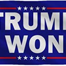 Trump WON 3' x 5' Flag 2024