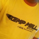KEMP MILL MUSIC Premium Sueded Vintage Yellow T-shirt SIZE L 9:30 club whfs