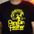 PENGUIN FEATHER RECORDS Premium Sueded Black w/Yellow Ink SIZE XL d.c. space 9:30 club