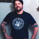 Act - Protect - Resist - Defend RESIST TRUMP Ramones Logo - Premium Sueded T Shirt SIZE M