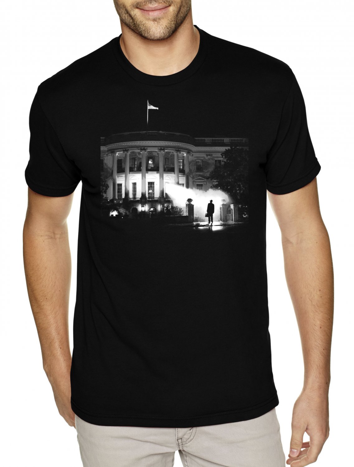 TRUMP WHITE HOUSE EXORCIST shirt - Premium Sueded T Shirt SIZE 3XL