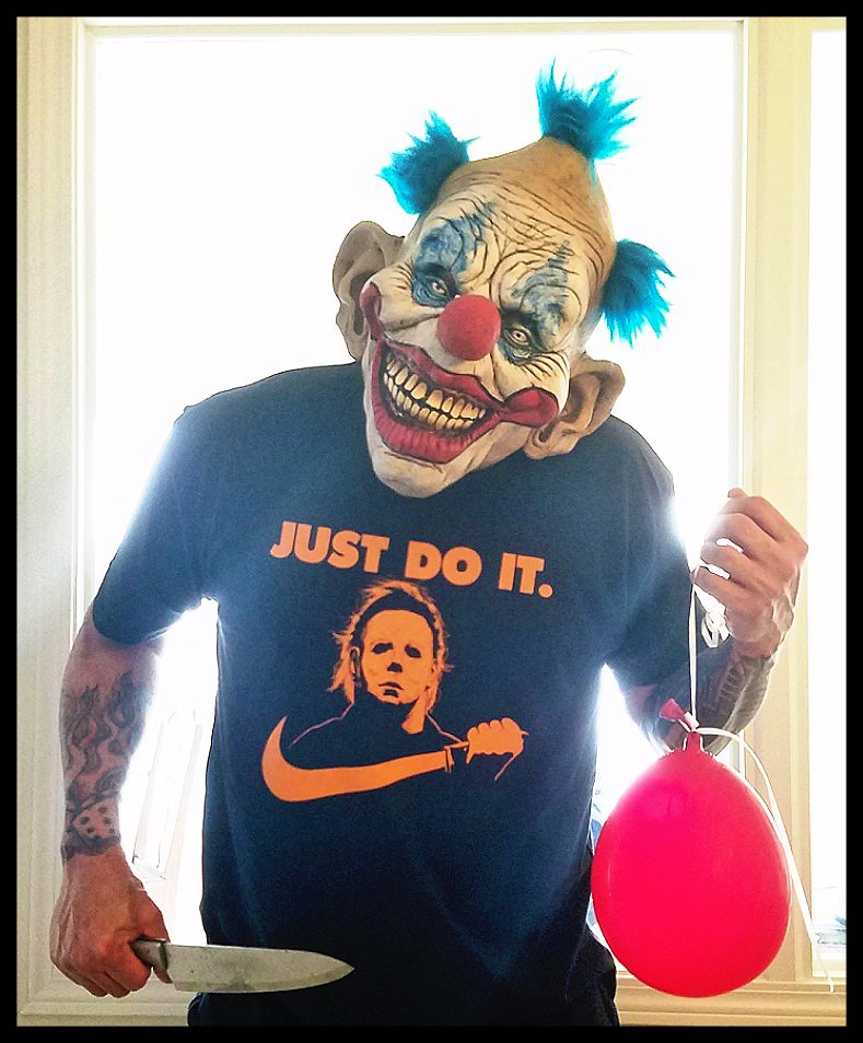 JUST DO IT. Michael Myers Halloween shirt - Premium Sueded T Shirt SIZE S