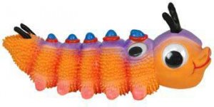 Stuffed Latex Bug Eyed Caterpillar 7"
