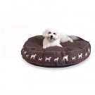All Around Hound Faux Suede Round Bed 30 x 5