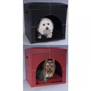 Ottoman Pet House Red18x17x15.5