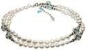 Dog & Cat Pearl Genuine Pearl Necklace