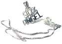 Solid Sterling Silver 90% ANGEL Talking Pendant