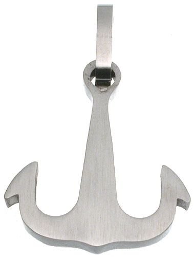 316L Stainless Steel anchor pendant