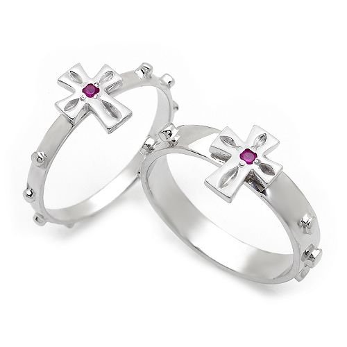 Ratin Cross Rosary (any size)