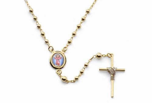 18K Gold Laminate 24" Rosary