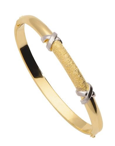 18K Gold Laminate Bangle