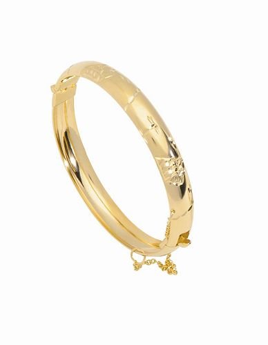 18K Gold Laminate Bangle