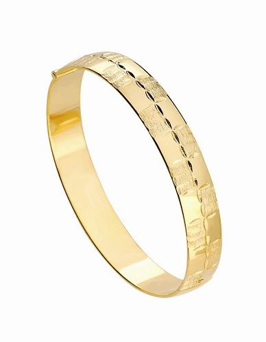 18K Gold Laminate Bangle