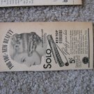 Vintage Solo Red Top Curlers print ad