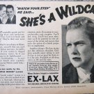 Vintage 1937 Ex-Lax print ad