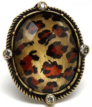 animal print ring