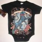 NEW BLACK PUNKY TATTOO STYLE ONESIE OR TEE OF A BLACK PANTHER