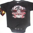 NEW BLACK PUNKY ROCKABILLY STYLE "LUCKY 777" WINGS