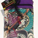 NEW JAPANESE TATTOO BLANKET WITH PURPLE FLEECE