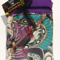NEW JAPANESE TATTOO BLANKET WITH PURPLE FLEECE