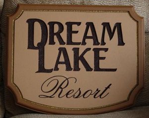 Custom personal name sign