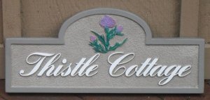 Custom personal name sign