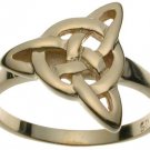 18K YELLOW GOLD PLATED CELTIC CIRCLE OF LIFE RINGS