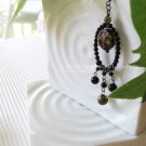 Black China Earrings