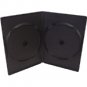 Black Slimline DVD Box - Holds 2 Discs - 100 qty