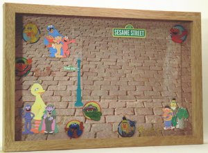 Cartoon Character Picture Frame 3259 Big Yellow Bird