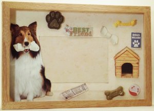Collie Picture/Photo Frame 23-002